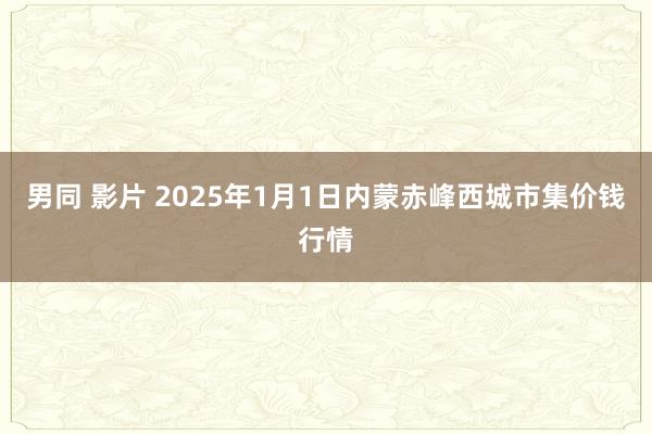男同 影片 2025年1月1日内蒙赤峰西城市集价钱行情