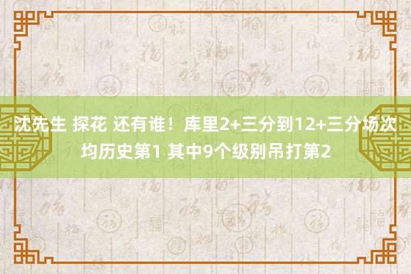 沈先生 探花 还有谁！库里2+三分到12+三分场次均历史第1 其中9个级别吊打第2