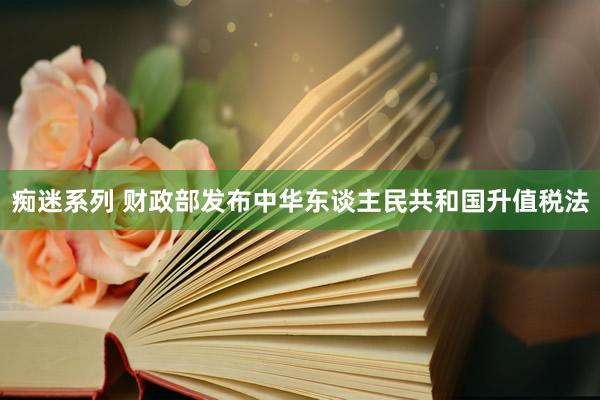 痴迷系列 财政部发布中华东谈主民共和国升值税法