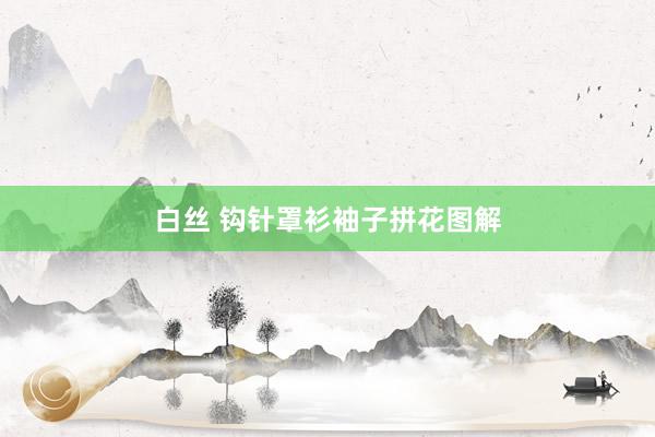白丝 钩针罩衫袖子拼花图解