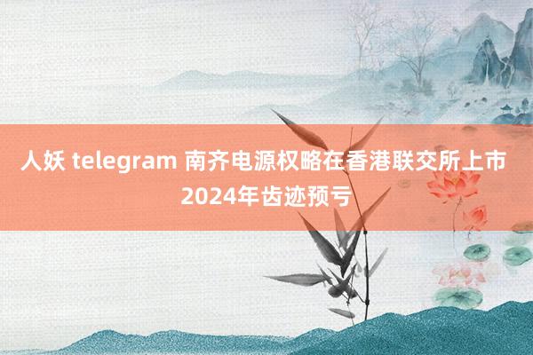 人妖 telegram 南齐电源权略在香港联交所上市 2024年齿迹预亏